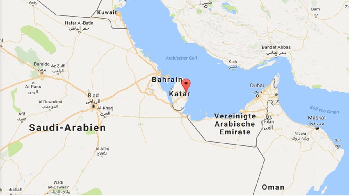 mapa de doha, qatar, en el mapa del món