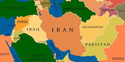 Mapa de qatar i orient mitjà