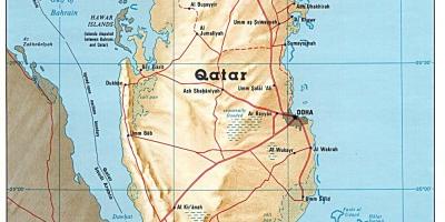 Qatar complet mapa